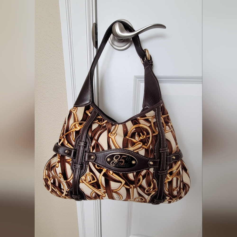 Authentic Gucci 85th Anniversary Hobo Shoulder Bag Medium Size